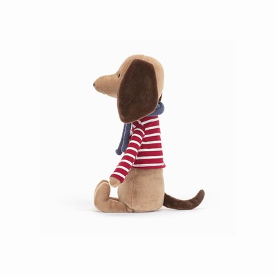 Jellycat Beatnik Buddy Sausage Dog USA | 41908LVAN